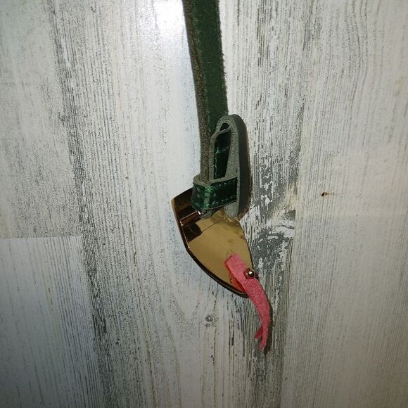 Meri Meri Children's Small Green Leather Snake Belt - Picture 6 of 9